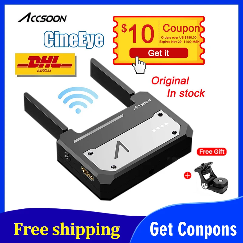 Accsoon CineEye Беспроводной 5G 1080P Mini HDMI Совместимость устройство передачи видео