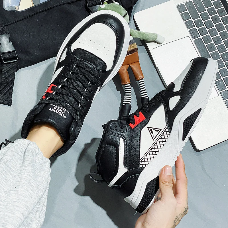 

Men's Shoes Autumn 2021 New Sports Shoes Breathable And Sweat-Absorbent White Shoes Popcorn Thick-Soled Casual Sports Shoes