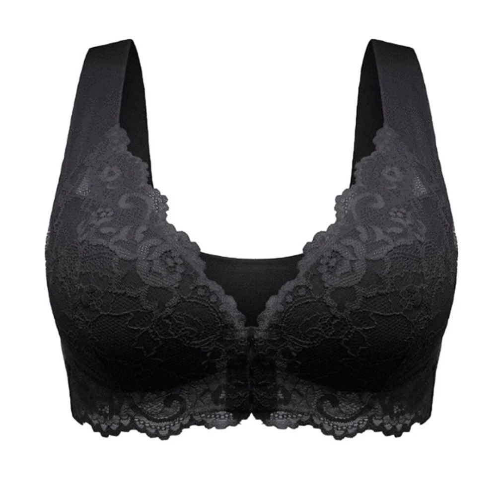 

Women Soft Ultra Breathable Zero Bunden Bra Wireless Push Up Anti-sagging Bra Underwear BMF88