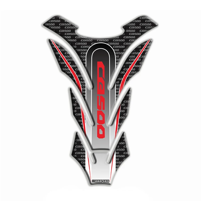 

For Honda CB500 cb500 CB 500 With LOGO Motorcycle 3D Reflective Fuel Tank Pad Protective Stickers Decals Pair High Quality