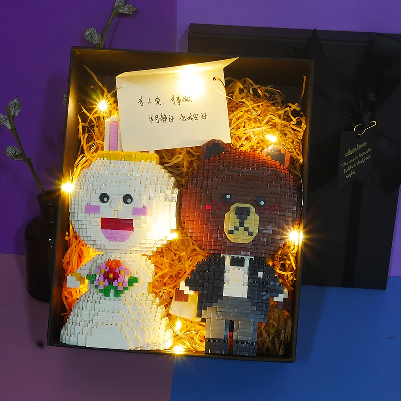 Игрушки для исповедь Алмазный Блок из АБС-пластика мультяшный Строительный