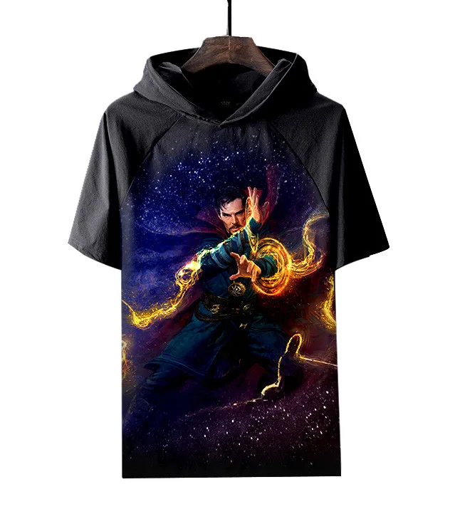 

Disney Marvel 2021 Doctor Strange 3D printed short sleeve T-shirt hoodie want trend T-shirt netflix funko pop