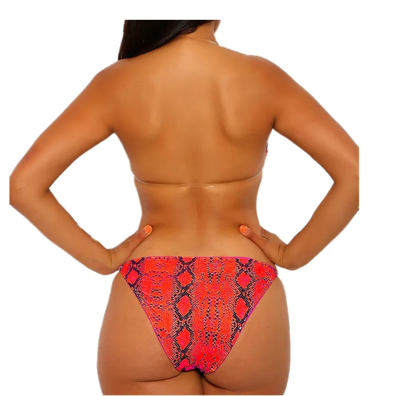 

Transparent Micro Bikini 2020 Sexy Thong Swimsuit Separate Bandeau Bikini Set Gold Silver Clear Strap Brazilian Swimwear Biquini