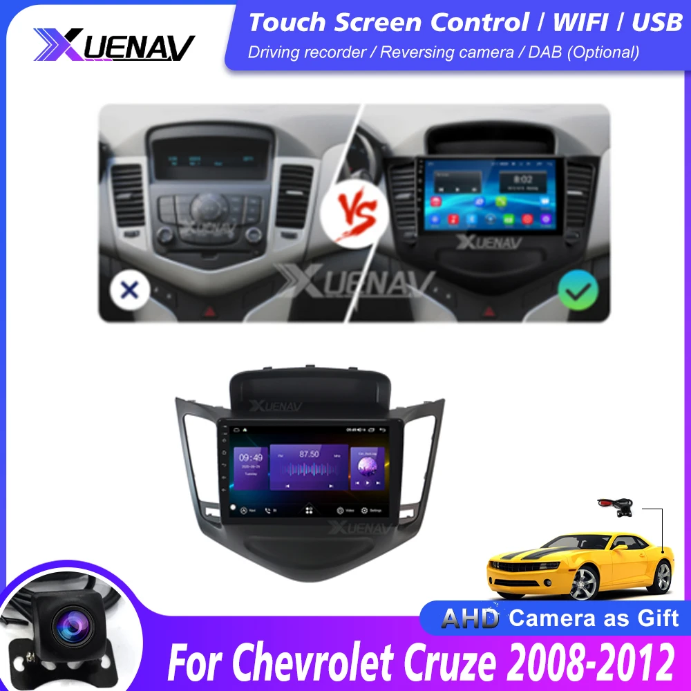 

2 Din Car radio Car android player For Chevrolet Cruze 2008 2009 2010 2011 2012 Car Radio Video Player Navigation GPS player