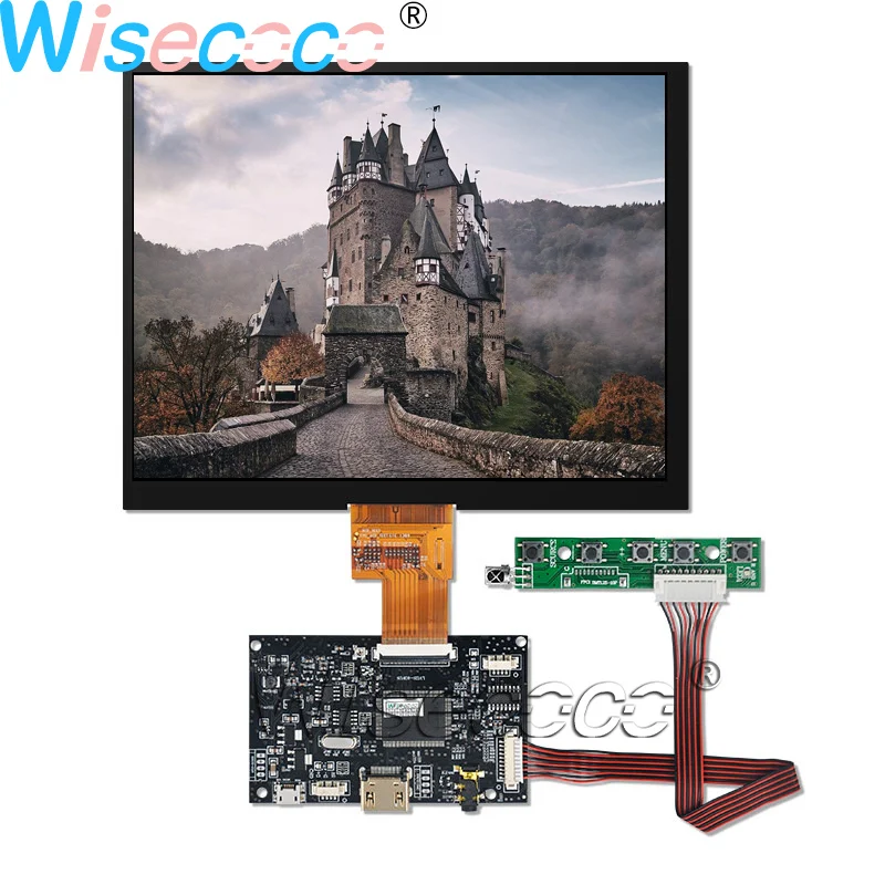 Wisecoco 8-дюймовая ЖК-панель IPS дисплей телефон с емкостным сенсорным экраном