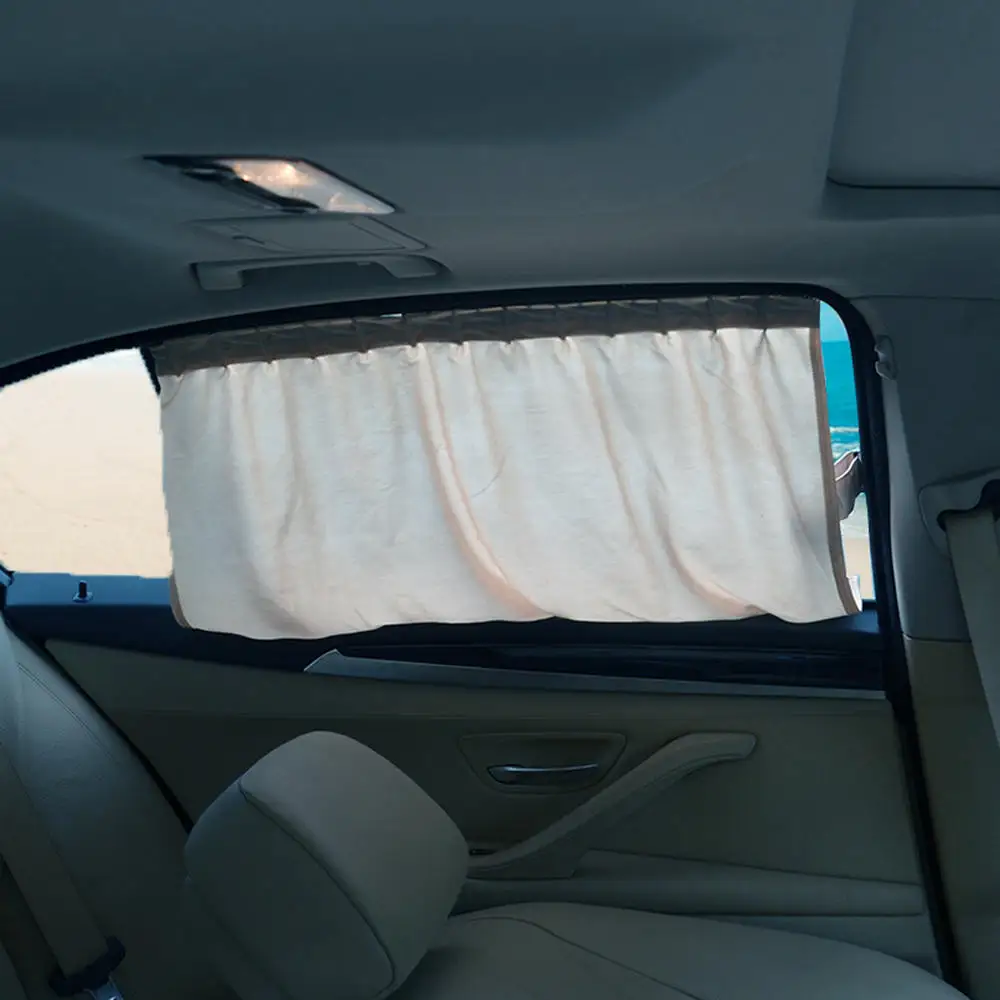 

2pcs Auto Windows Curtain Sun Visor Blinds Cover Car Side Window Sunshade Curtains Sun Shade UV Protection Window Films