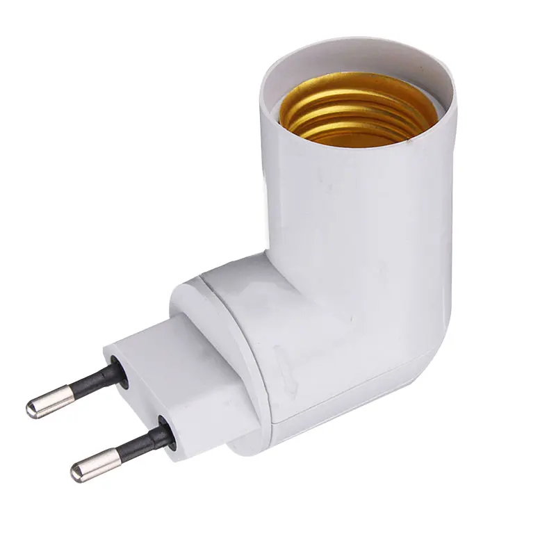 Модный держатель для лампы с европейской вилкой поворот на 360 градусов E27