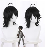 game identity v cosplay new survivor patient emil halloween play party stage high quality short curly black hair wighairnet