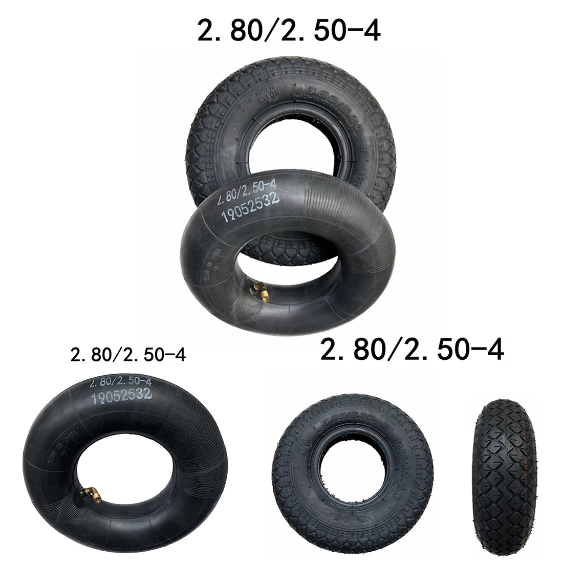 

Sport Tire Cycling 9 Inch 2.80/2.50-4 Thick Tyre Inner Tube For Elderly