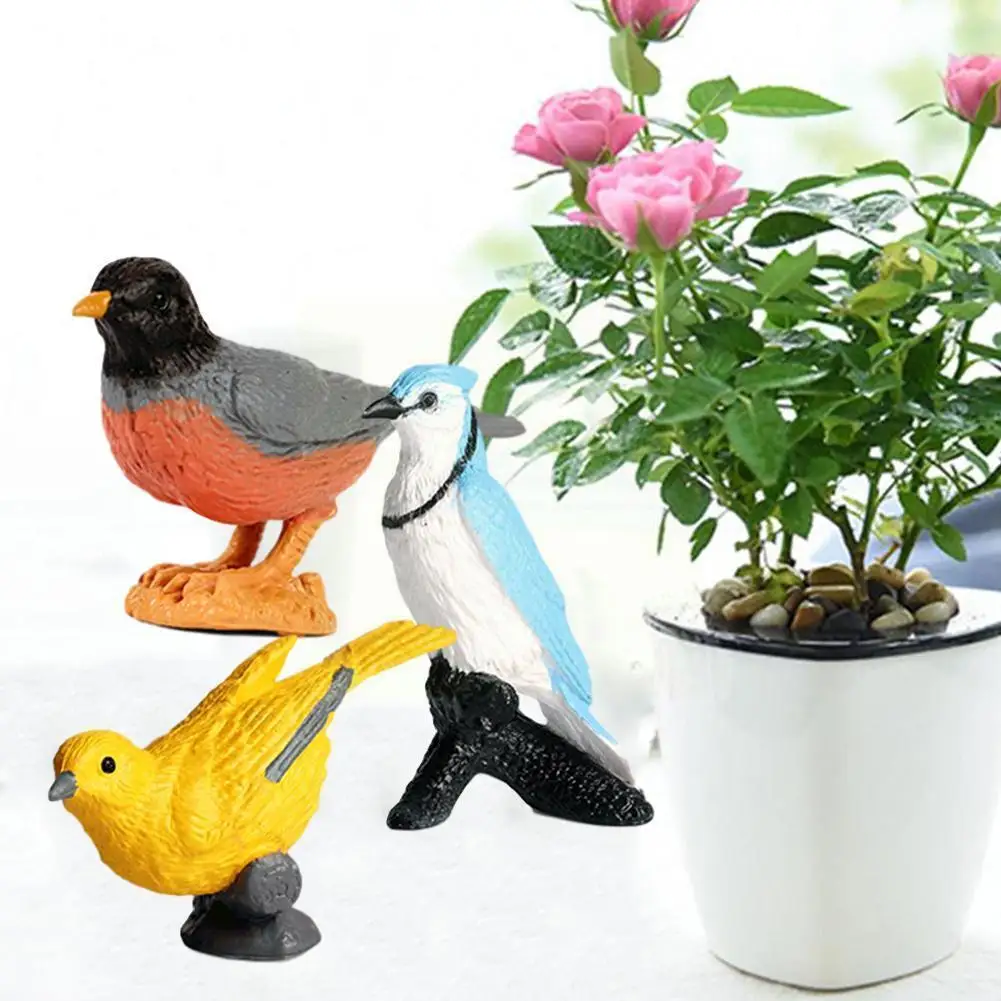 

Mini Bird Model Toy Oriole Woodpecker Oriole Cardinal Toy Ornament Cardinal J6B8