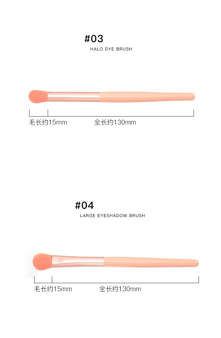 

8Pcs Makeup Brushes Tool Set Cosmetic Powder Eye Shadow Foundation Blush Blending Beauty Make Up Brush Maquiagem
