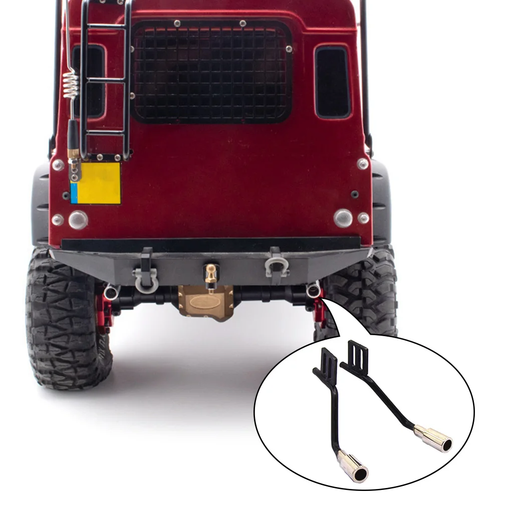 

Комплект металлических выхлопных труб, 2 шт., для Axial SCX10 4 RC, замена гусениц