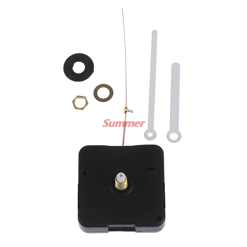 

New DIY Silent Classic Silver Quartz Watch Wall Clock Movement Mechanism Parts