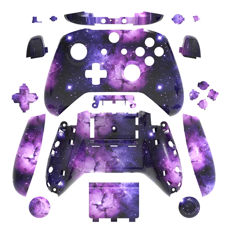ARRKEO Milky Way Полный пользовательский замена кнопок мод комплект для Xbox One S Корпус