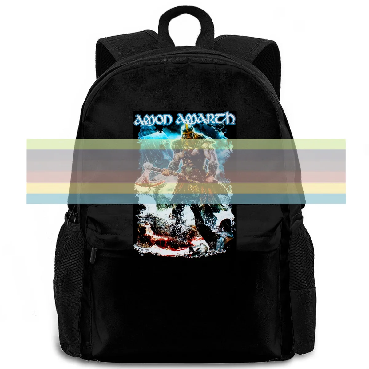 Новый черный рюкзак AMON AMARTH JOMSVIKING DEATH из металла для детей BODOM аморфы мужчин и
