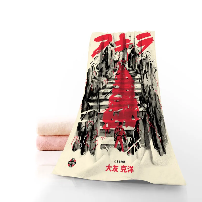 Популярное пользовательское Хлопковое полотенце Singer Akira с принтом для лица/ткань