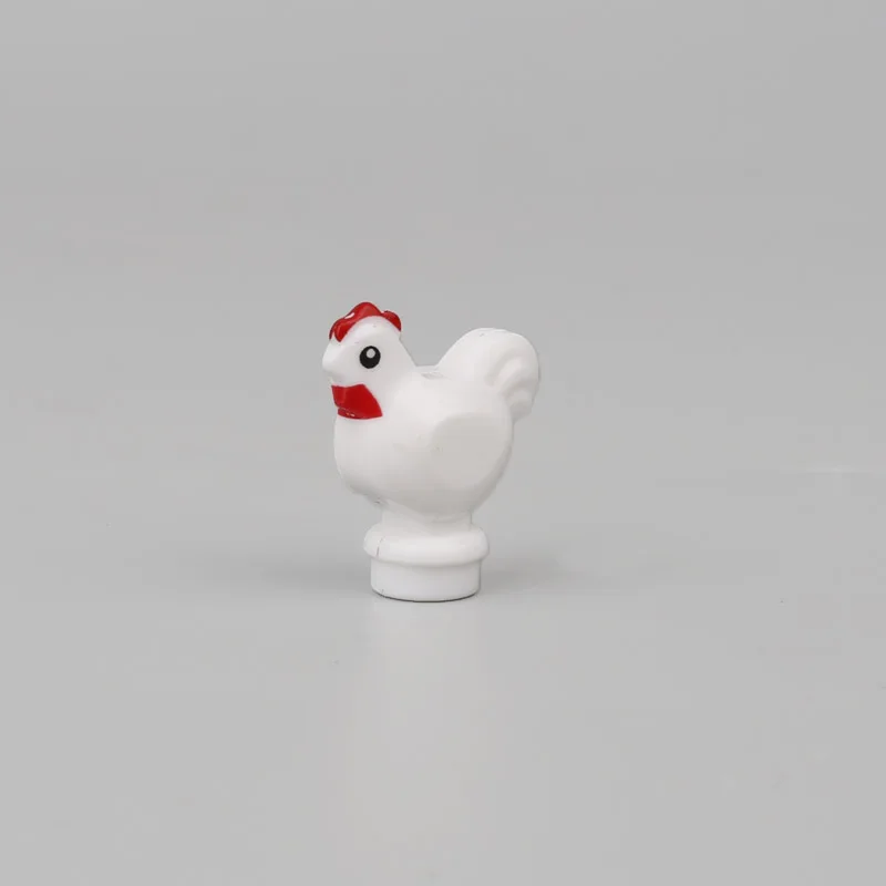 Строительные блоки для цыплят MOC животные ферма город аксессуары курица яйца