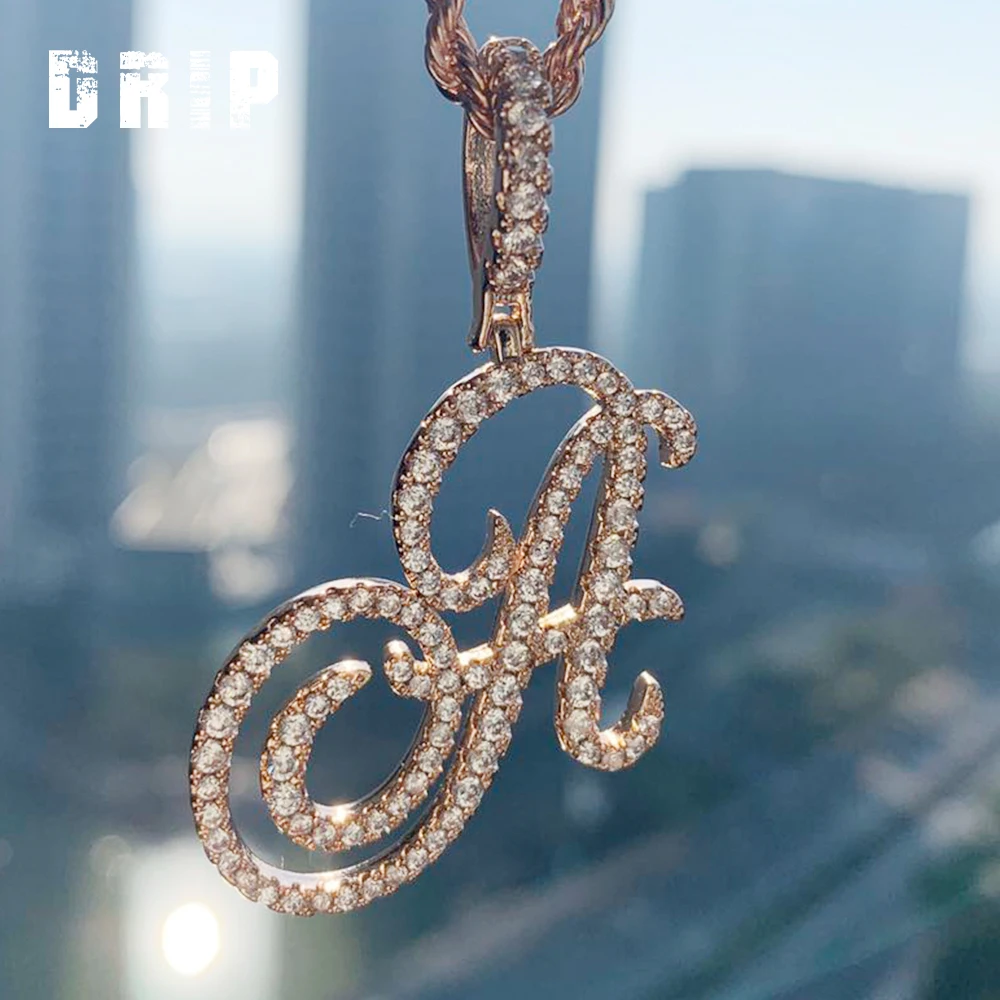 Модная индивидуализированная подвеска и ожерелье с искусственными буквами