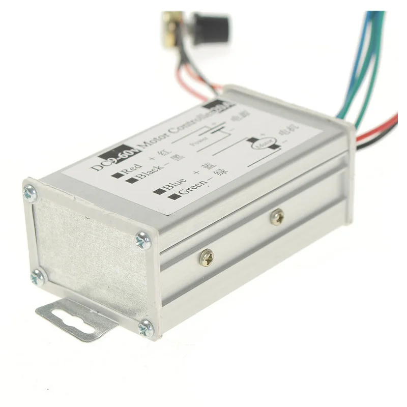 DC 9V 12V 24V 48V 60V 20A Reversible Motor Speed Controller Regulator Driver PWM | Обустройство дома