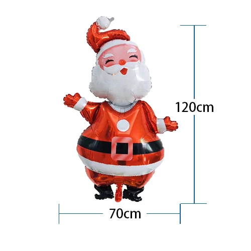 Big Santa Clause Elf Moose Deer Animal Foil Helium Balloon Merry Christmas New Year Xmas Decorations Birthday party decorations kids - Цвет: Big Santa Clause