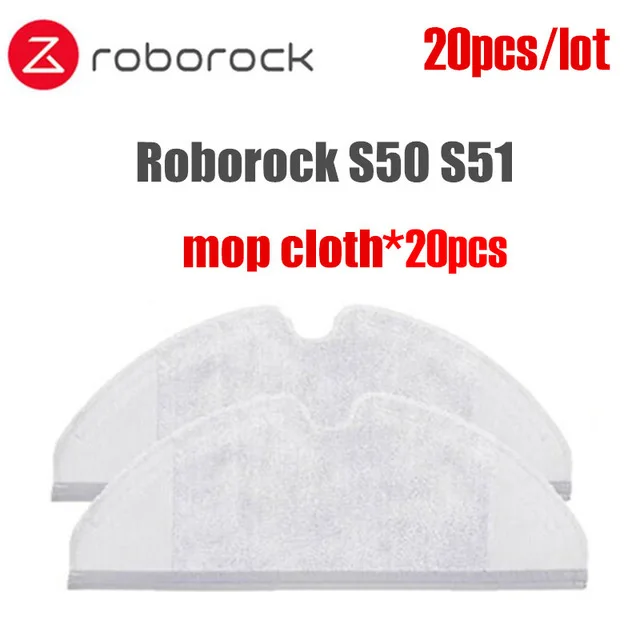FXMi-37 Подходит для XiaoMi Roborock S50 S51 S55 S6 робот пылесос 2 запасных частей наборы моющих салфеток бак для воды фильтр замены - Цвет: FXMi-37