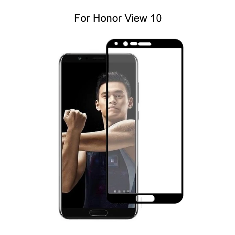 Закаленное стекло для Honor View 10 V10 полное покрытие защита экрана защитное