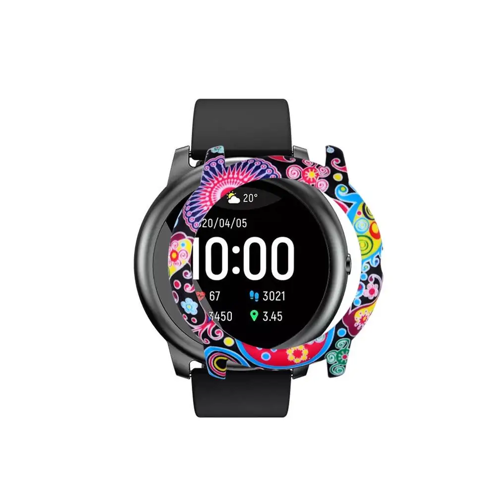 plastic cartoon design smart watch protective cover for xiaomi haylou solar ls05 smart wearable devices accessories free global shipping