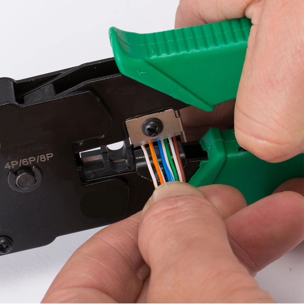 Обжимные Щипцы для сетевых LAN кабелей RJ10 RJ11 RJ12 RJ45 инструмент обжима кабеля 4P6P8P