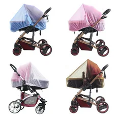 Increase Encryption Baby Stroller Universal Baby Stroller Full Cover Half Cover Nylon 3-color High-density Mosquito Net