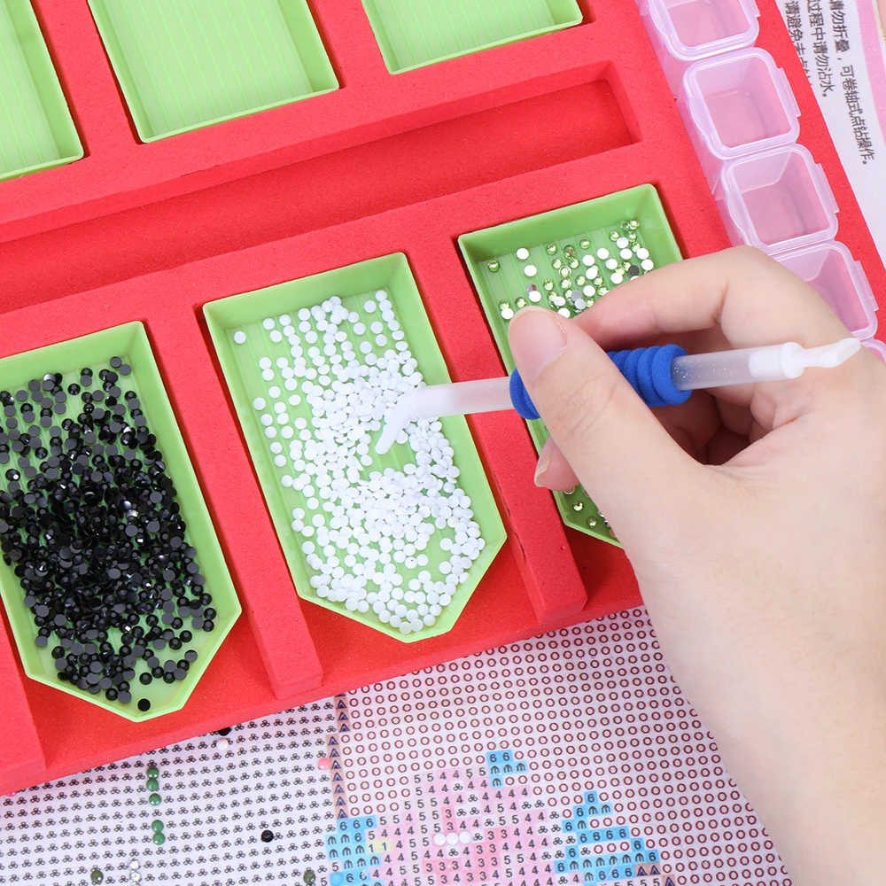 Лоток с несколькими лотками лоток для алмазной живописи органайзер хранения