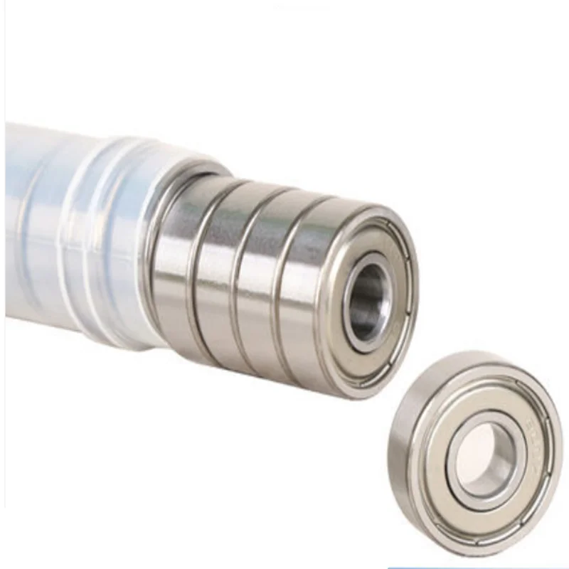 

10 Pieces Double Shielded Miniature High-carbon Steel Single Row 608ZZ ABEC-5 Deep Groove Ball Bearing 8*22*7 8x22x7 MM 608 ZZ