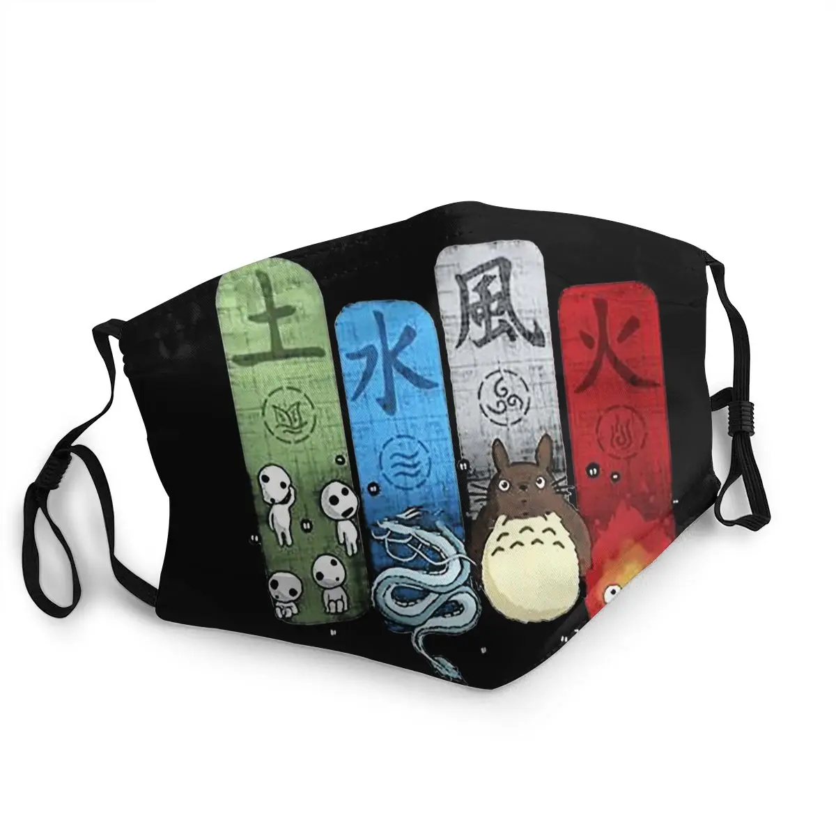 Забавная маска для рта в стиле Тоторо|Мужские маски-балаклавы| |