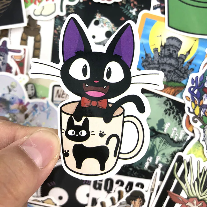 100 шт./компл. Miyazaki Hayao аниме-наклейки мультфильм Граффити наклейки для DIY багажа ноутбук холодильник мотоцикл автомобиль Pegatinas