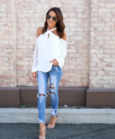 

Hot Shirt Ladies Slash Neck Womens Sexy Top Vintage Festivals Classics Top Blouse Fashion Female