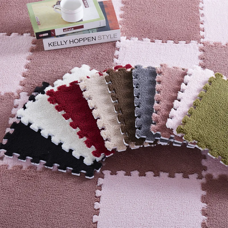 30*30 см мягкий коврик для гостиной спальни детей волшебный лоскутный пазл