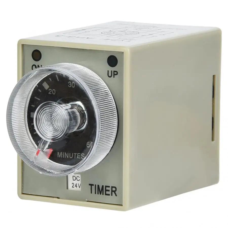 60 мин реле времени AH3-3 таймера электронный Тип регулируемое задержки выпуска 8