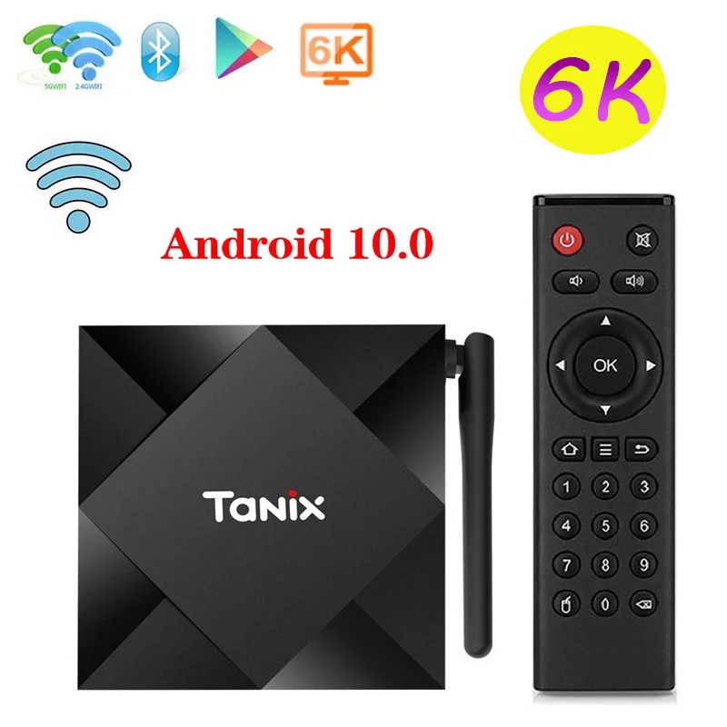 

ТВ-приставка Tanix TX6S, 6K, Wi-Fi, 4 + 32/64 ГБ
