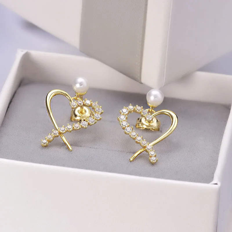 Светильник роскошные ювелирные изделия любовь циркон серьги для женщин