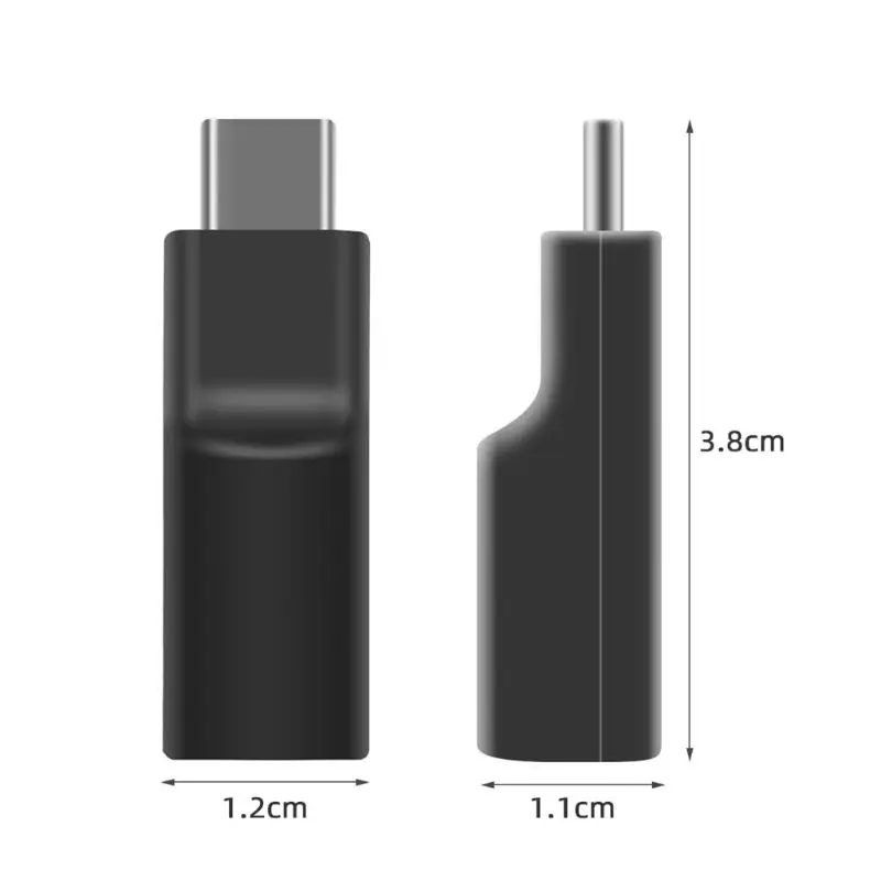 USB-C до 3 5 мм микрофон адаптер Карманный аудио для DJI Osmo конвертер микрофона -