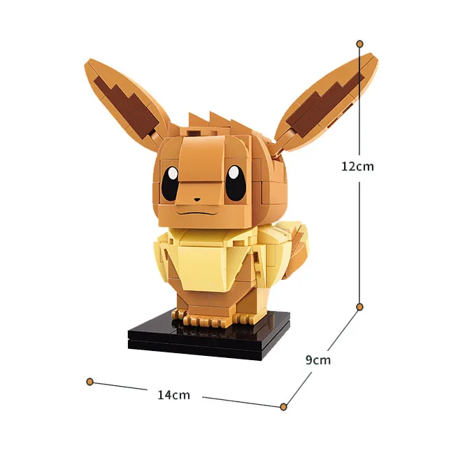 Pokémon строительный блок Пикачу 116 шт. просвещение образовательный Кирпичи игрушки для мальчиков - Цвет: A0102
