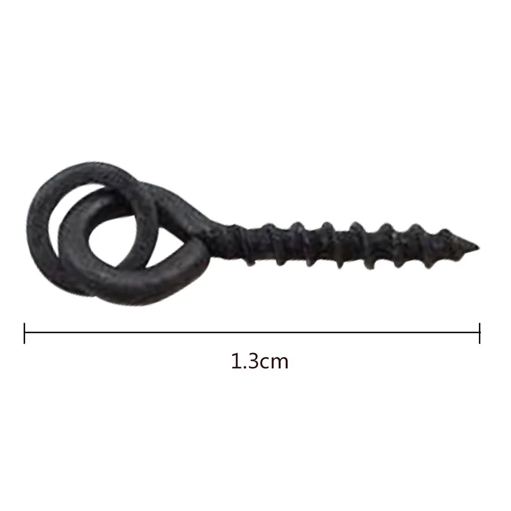

20Pcs Carp Rig Ring Stops with 20Pcs Boilie Bait Screw Fishing Bait Ring Swivel Carp Fishing Accessories Kit