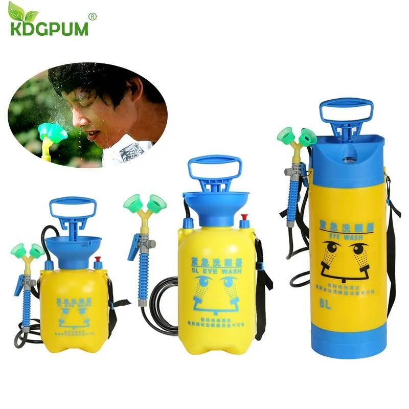

3/5/8 л портативная аварийная мойка для глаз, двойная насадка для мойки глаз, аварийная мойка для глаз, распылитель тумана, распылитель насоса