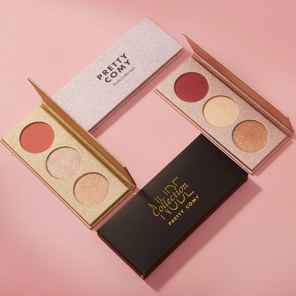 Палетка матовых теней для век Pretty Comy 3 цвета |
