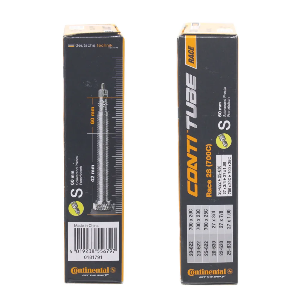 Континентальный Grand Racing 28 дорожный велосипед внутренняя труба 700c x 20 25 Presta 42 мм/60