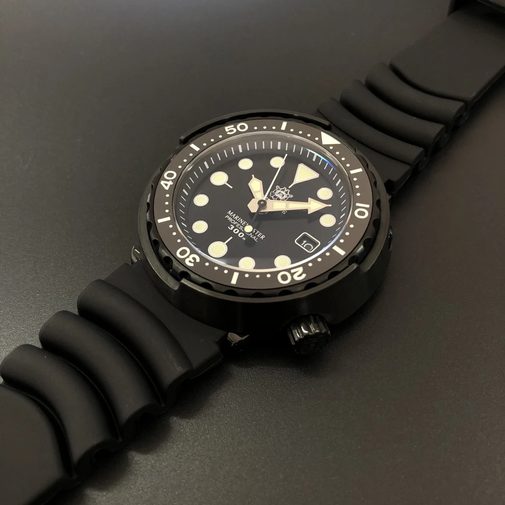 Steeldive SD1975 Новое Прибытие 2020 PVD Черный Корпус Из Нержавеющей Стали NH35