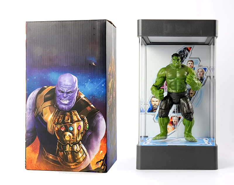 

Super Guy Series Figure Toys with Luminous Display Box For Fans Collection