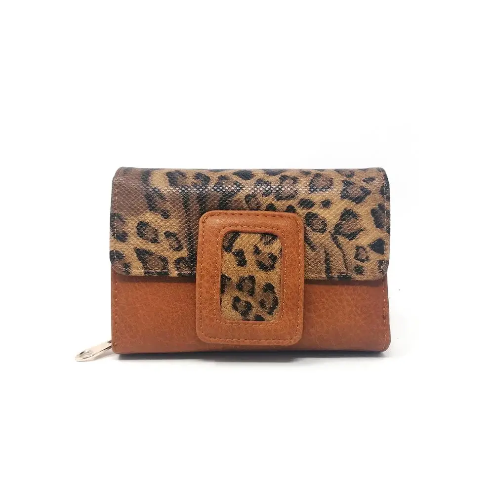 

PU Leather Women Wallet Leopard Animal Print Patchwork Long Wallets Female Cards Holder Clutch Bag Fashion Ladies Purses VKP1525