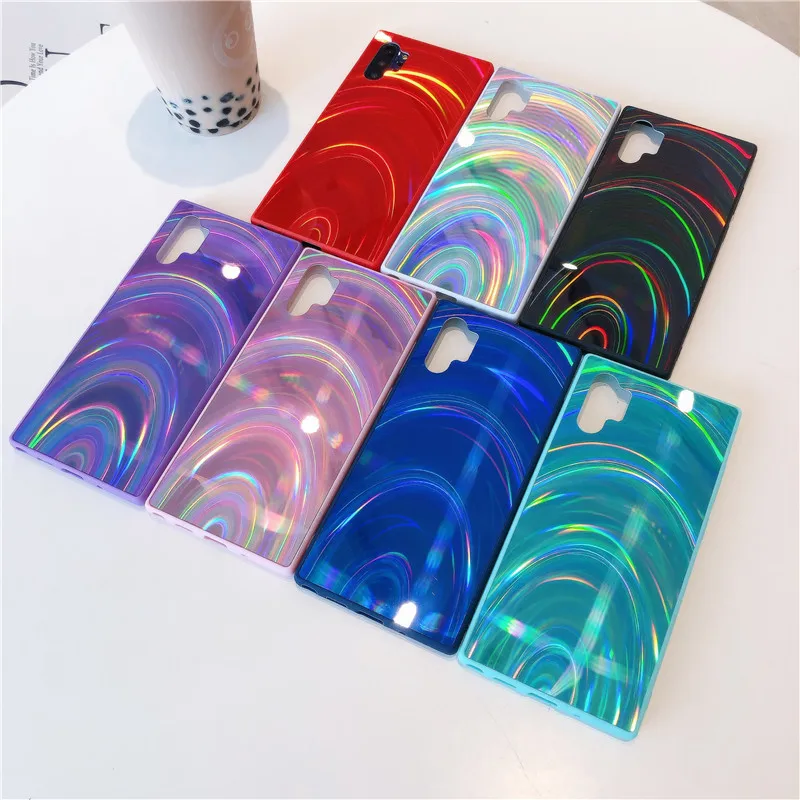 Rainbow Mirror Glitter Case For Samsung Note 8 9 10 Pro M10 A10 A20 A30 A50 A70 A10S A20S A51 A71 A01 A11 A21 A31 A41 A21S M21 | Мобильные