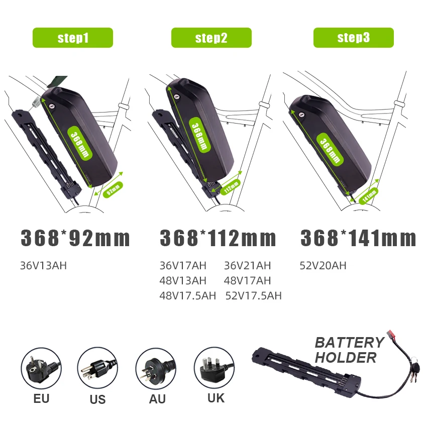 Комплект для электровелосипеда мотор Bafang BBS01B BBS01 36 В 250 Вт литиевая батарея 18650