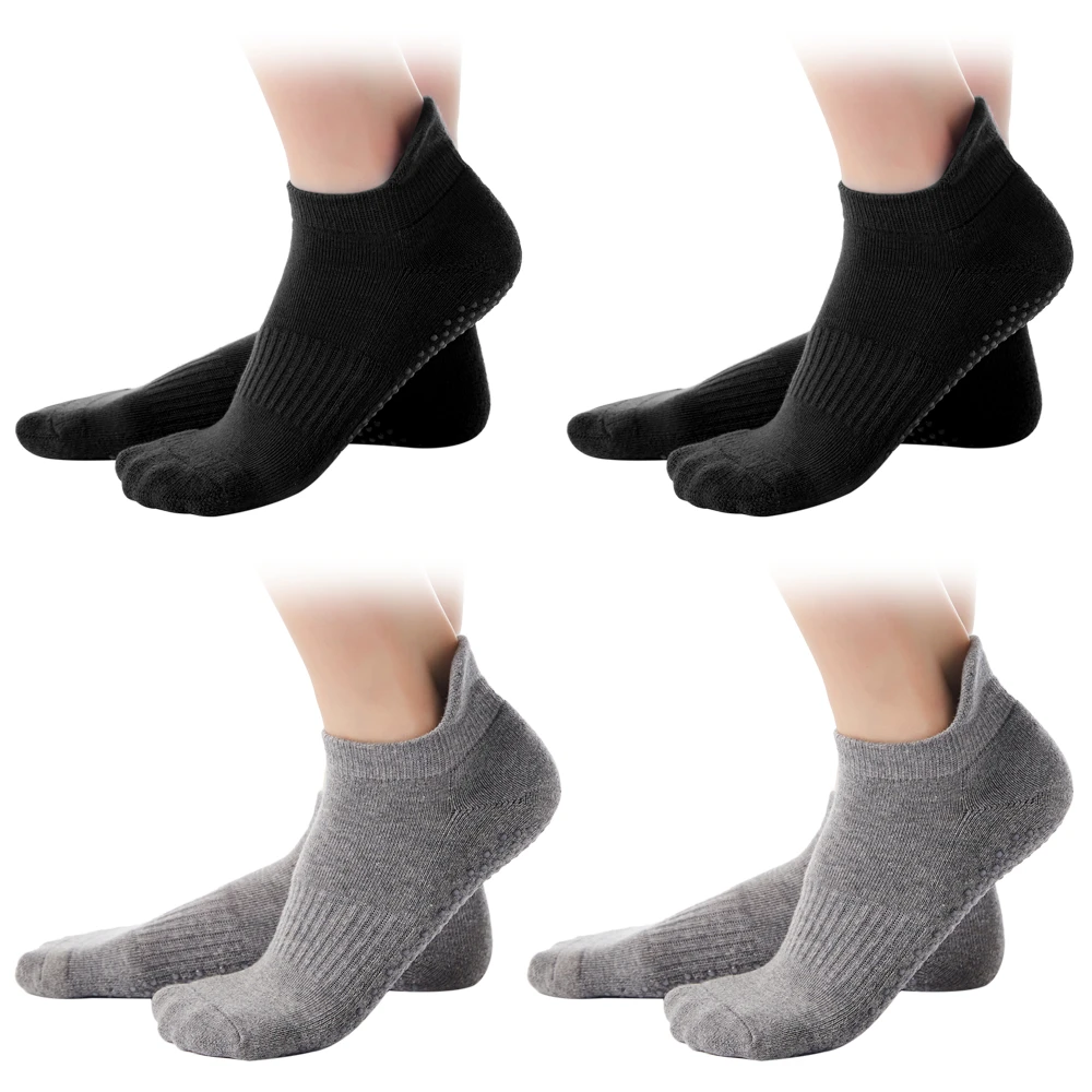 2 пары женских носков для йоги спортивные носки с низким вырезом Балетные Носки